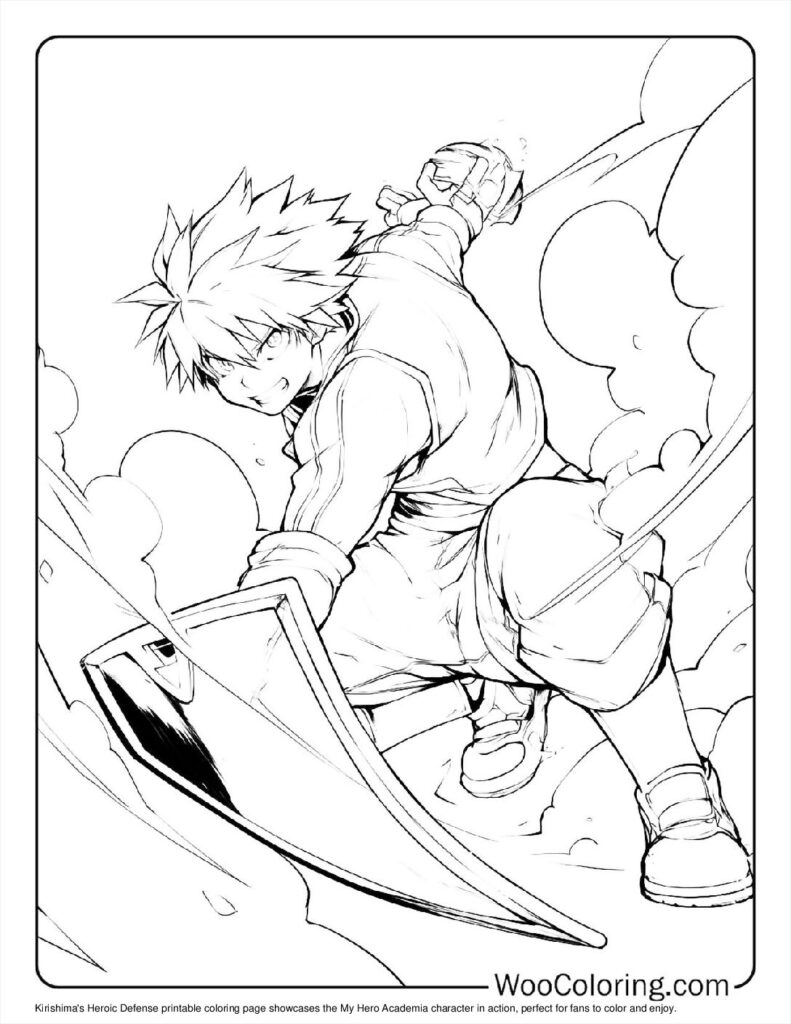 100  My Hero Academia coloring pages  Free PDF To Print  - 38