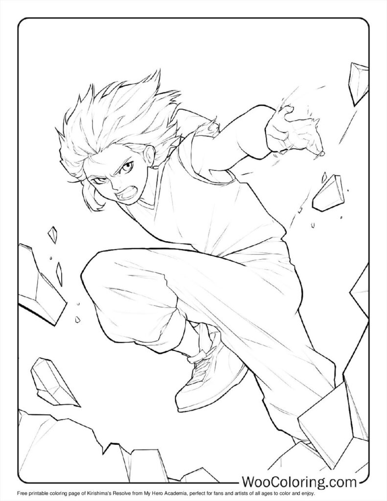 100  My Hero Academia coloring pages  Free PDF To Print  - 39