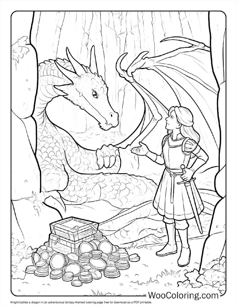 100  Fantasy coloring pages  Free PDF To Print  - 13
