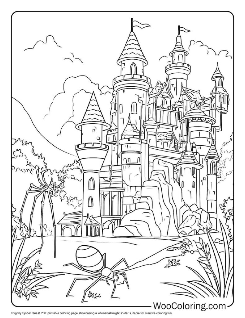 100  Spider coloring pages  Free PDF To Print  - 69