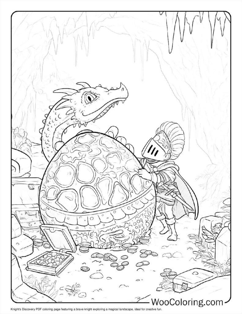 100  Knight coloring pages  Free PDF To Print  - 21