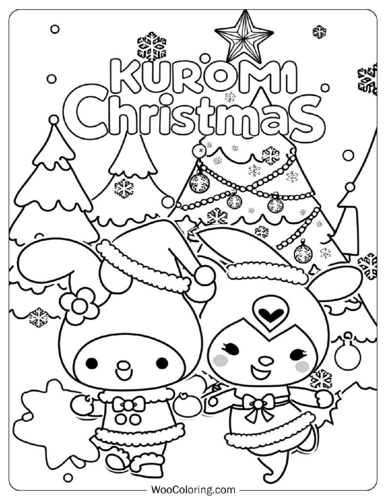 1 500 Christmas Coloring Pages  Free PDF To Print  - 46