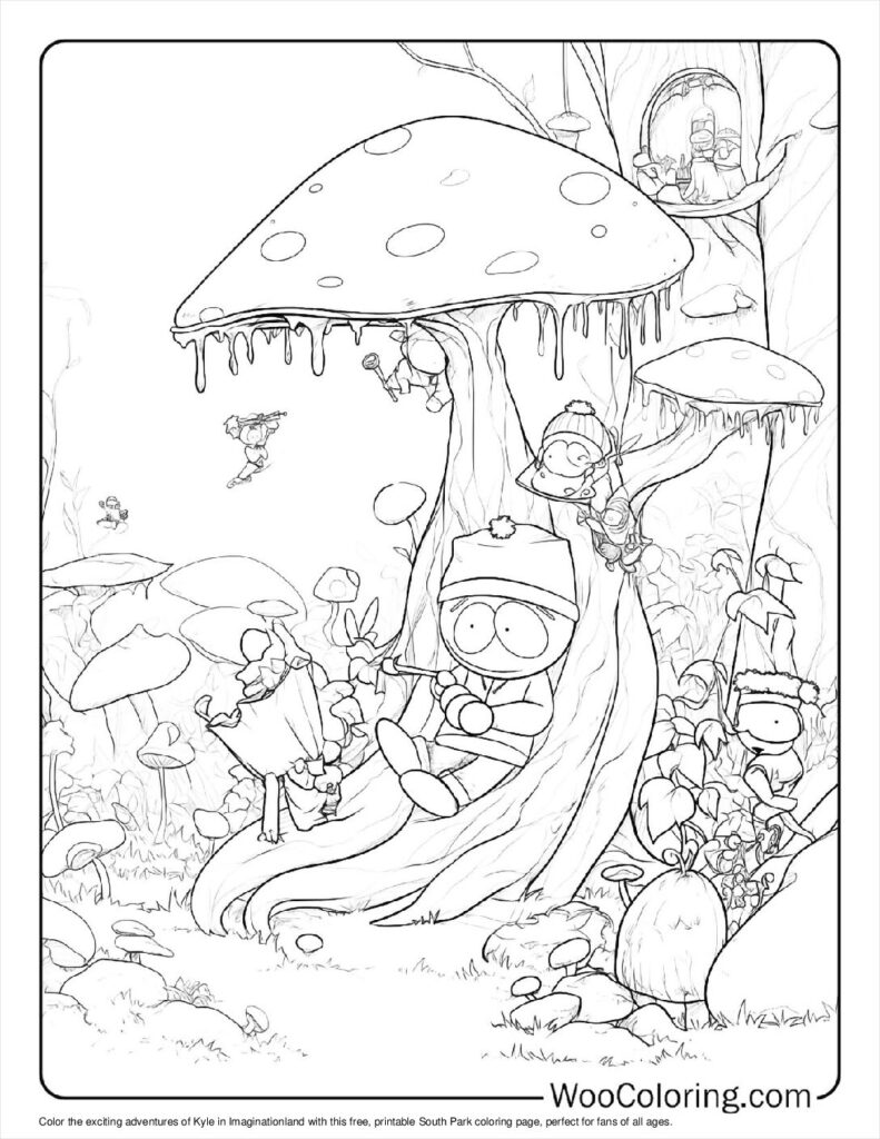 100  South Park coloring pages  Free PDF To Print  - 66