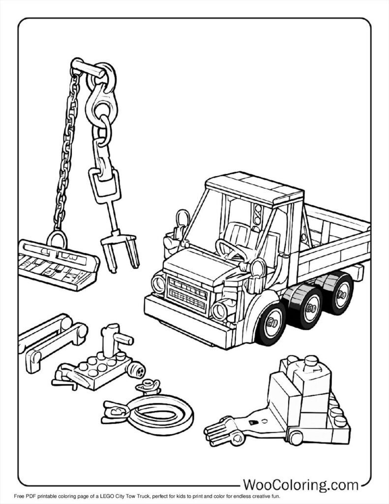 100  Tow Truck coloring pages  Free PDF To Print  - 72