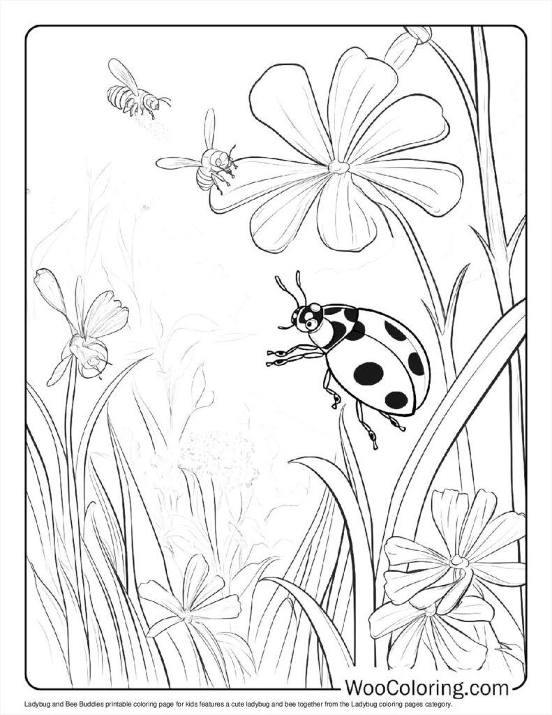 100  Ladybug coloring pages  Free PDF To Print  - 55