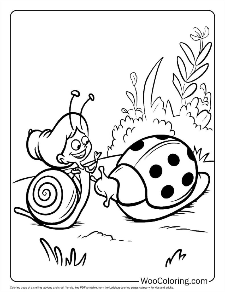 100  Ladybug coloring pages  Free PDF To Print  - 3
