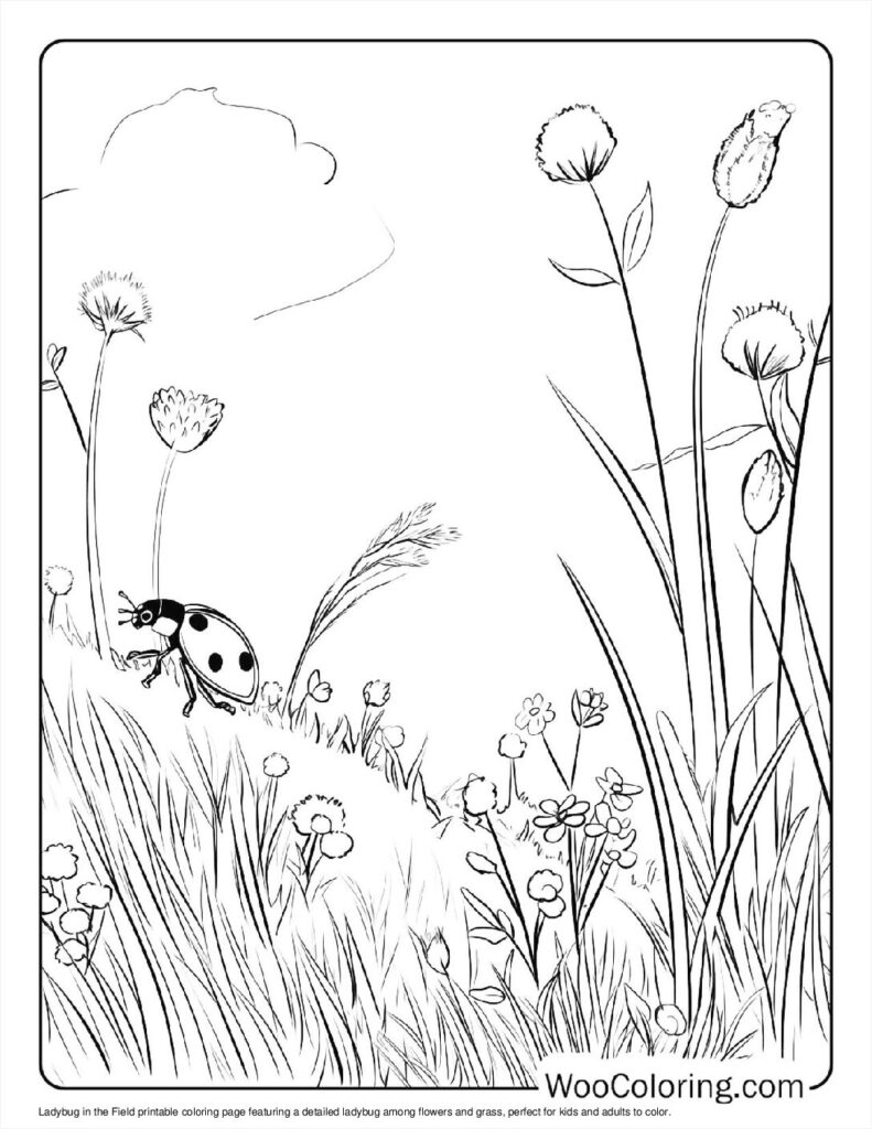 100  Ladybug coloring pages  Free PDF To Print  - 17