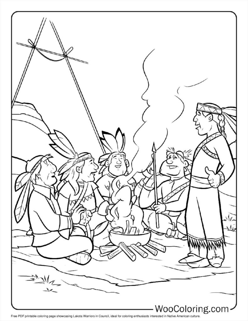 100  Native American coloring pages  Free PDF To Print  - 69