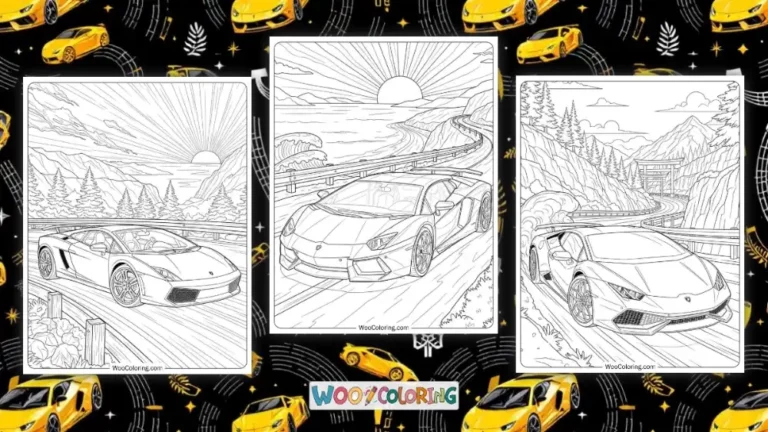Lamborghini Coloring Pages Design Image