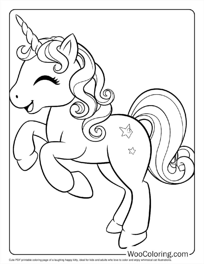 100  Unicorn Cat coloring pages  Free PDF To Print  - 56