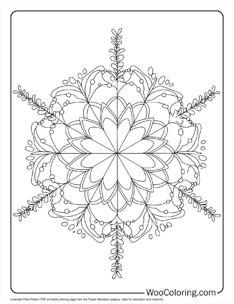 100  Flower Mandala coloring pages  Free PDF To Print  - 23