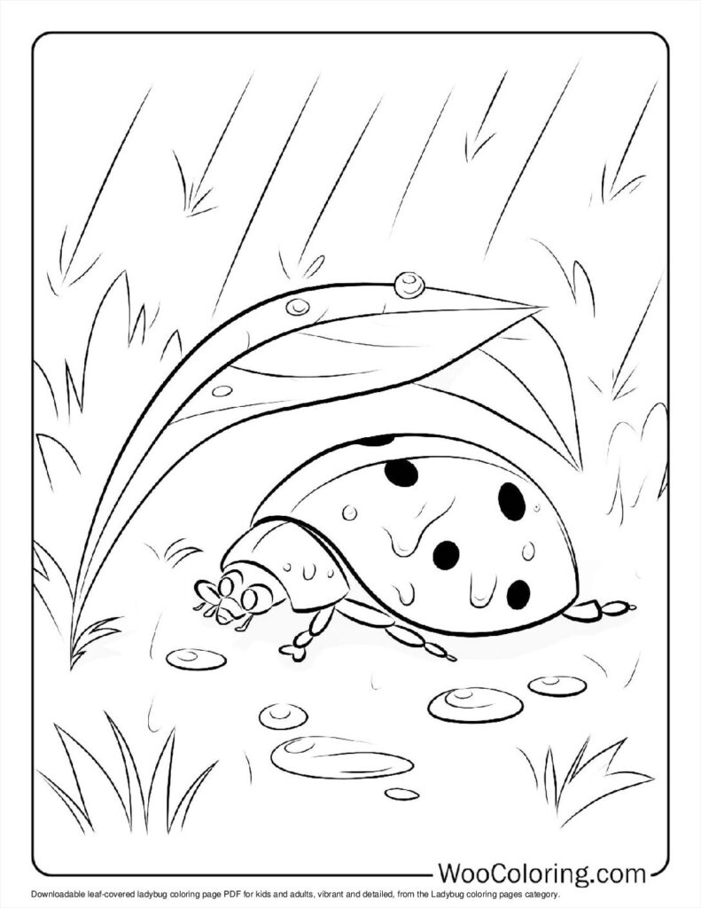 100  Ladybug coloring pages  Free PDF To Print  - 59