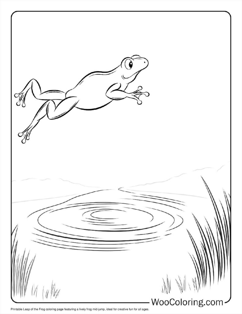 100  Frog coloring pages  Free PDF To Print  - 90