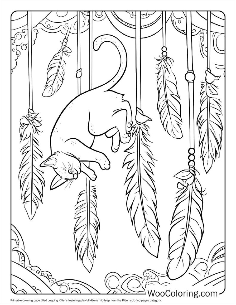 100  Kitten coloring pages  Free PDF To Print  - 31