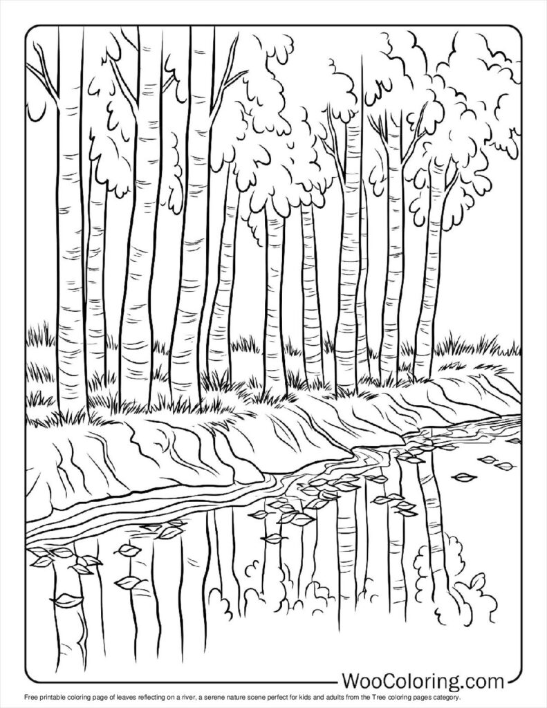 100  Tree coloring pages  Free PDF To Print  - 97