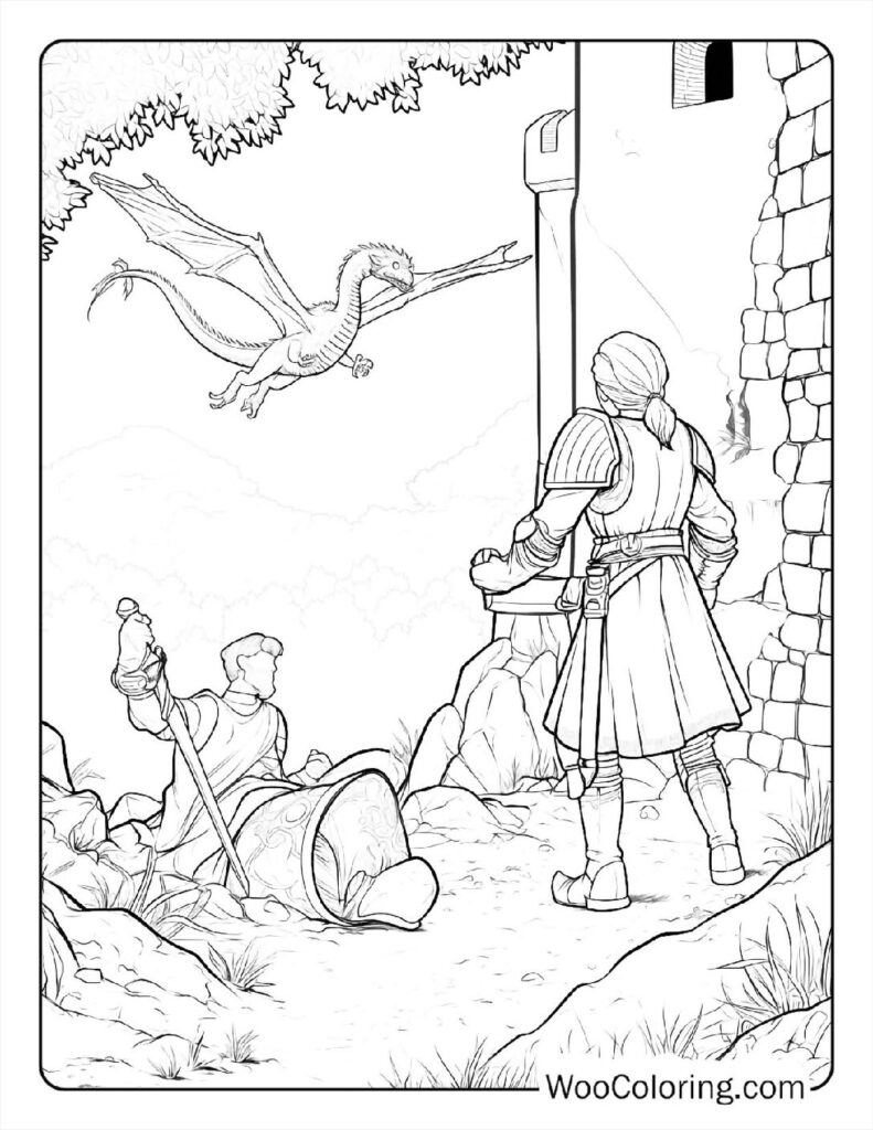100 Dungeons Dragons coloring pages Free PDF To Print - 68