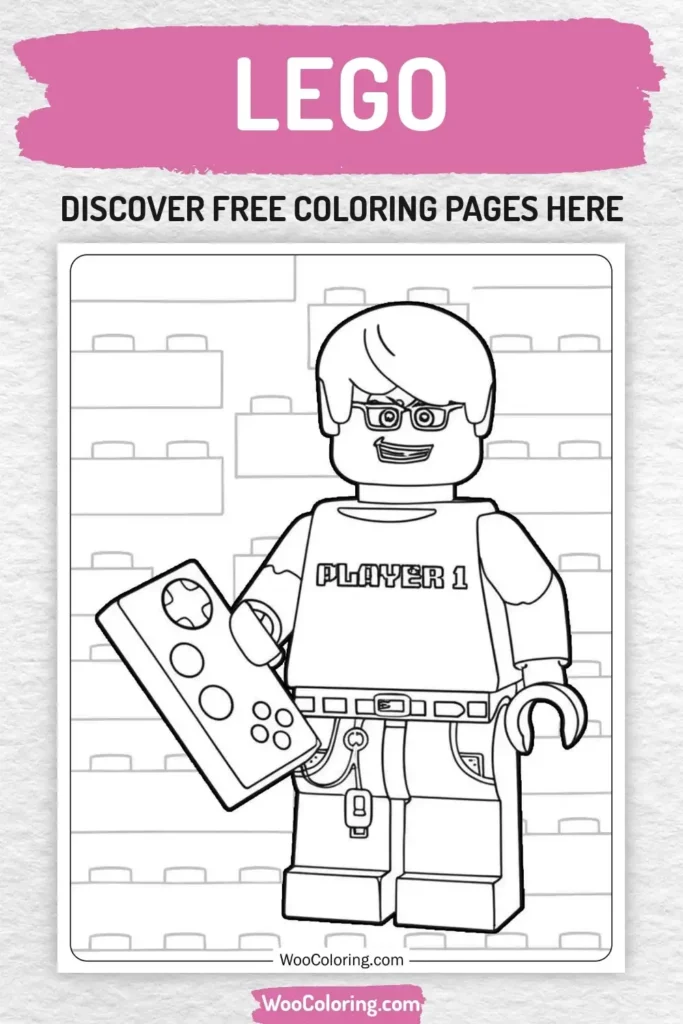 Lego coloring pages designs for girls