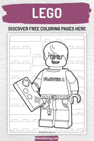 Lego coloring pages designs for kids