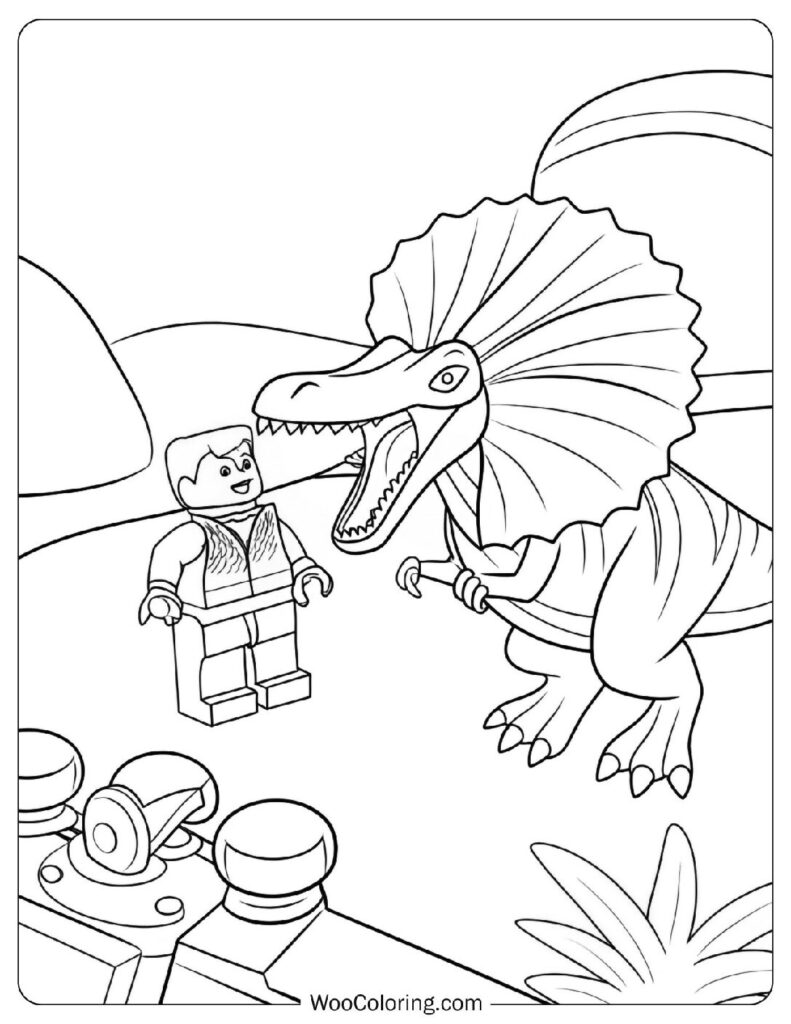 Lego Jurassic World Dilophosaurus Attack