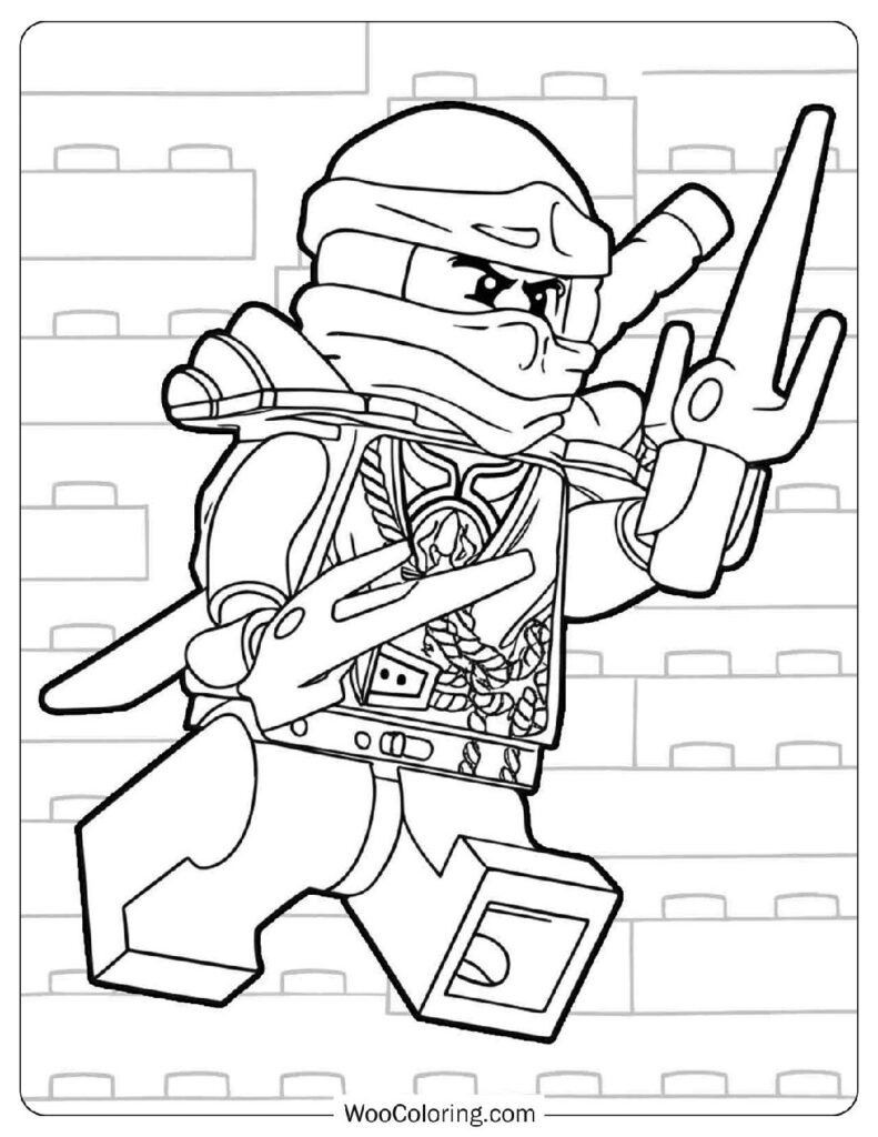 Cole from Lego Ninjago Hands of Time Series Ready for Battle Against Time Twins