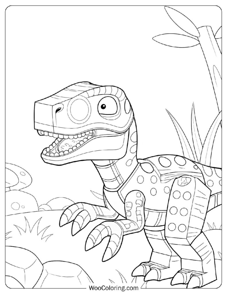 Lego Velociraptor on the Hunt