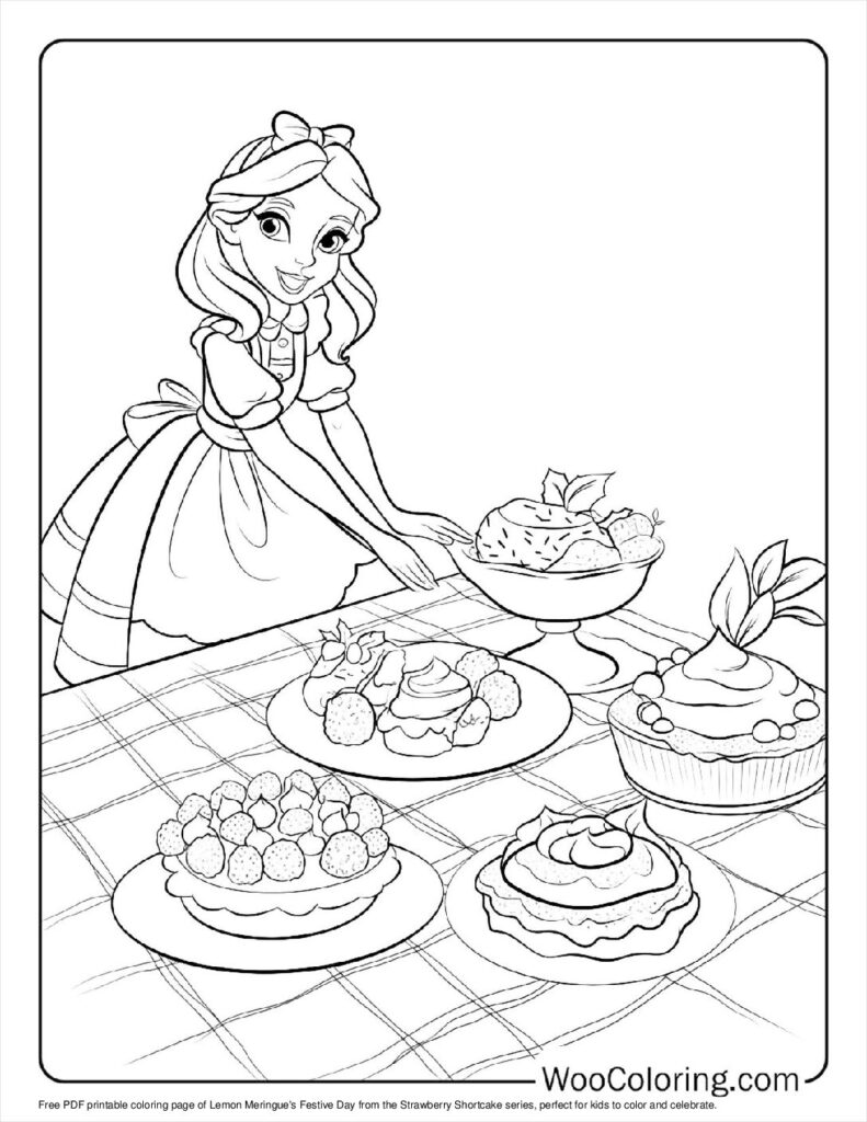 Lemon Meringue’s Festive Day To Color