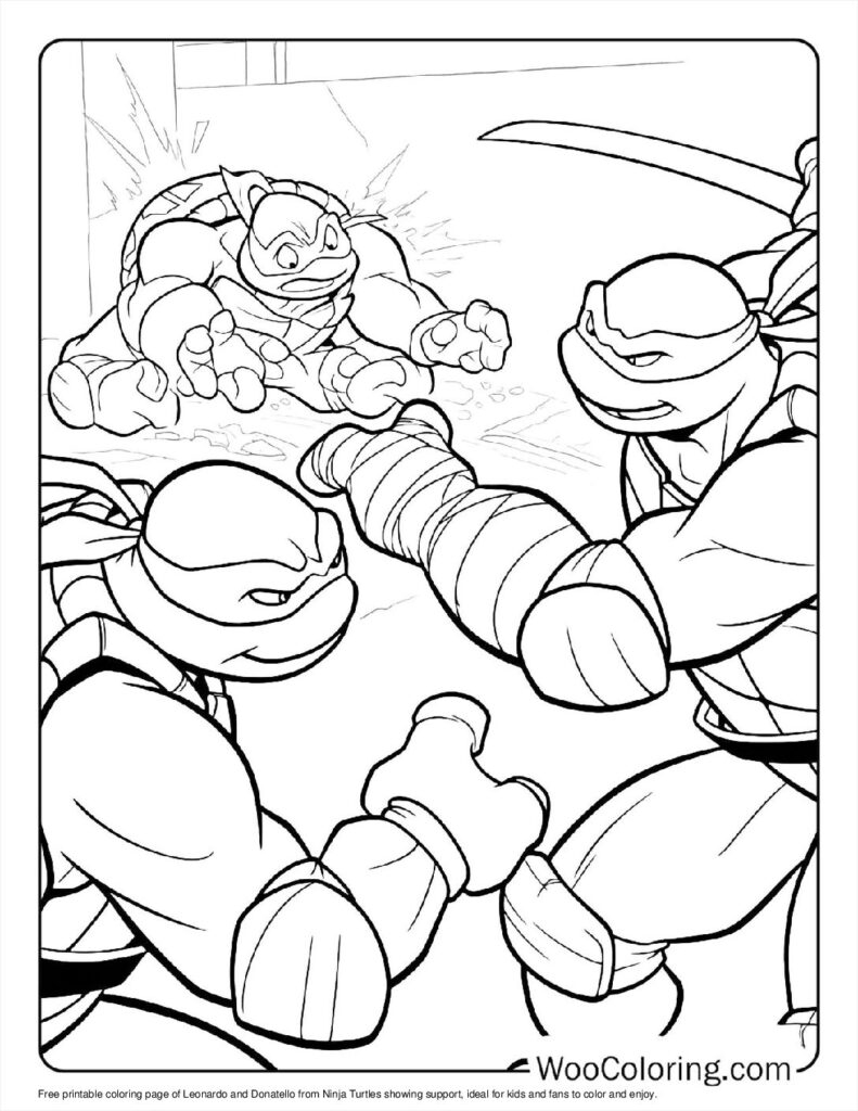 Leonardo and Donatello’s Support