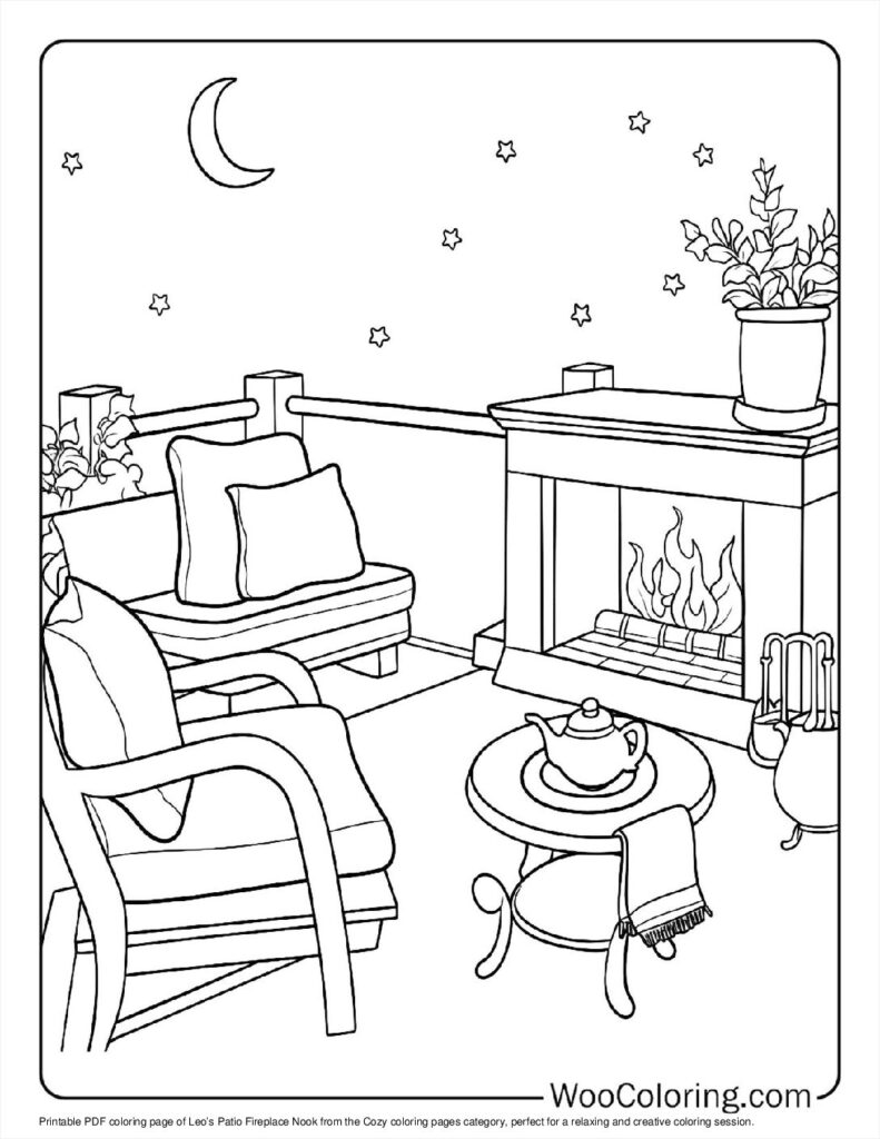 100  Cozy coloring pages  Free PDF To Print  - 41