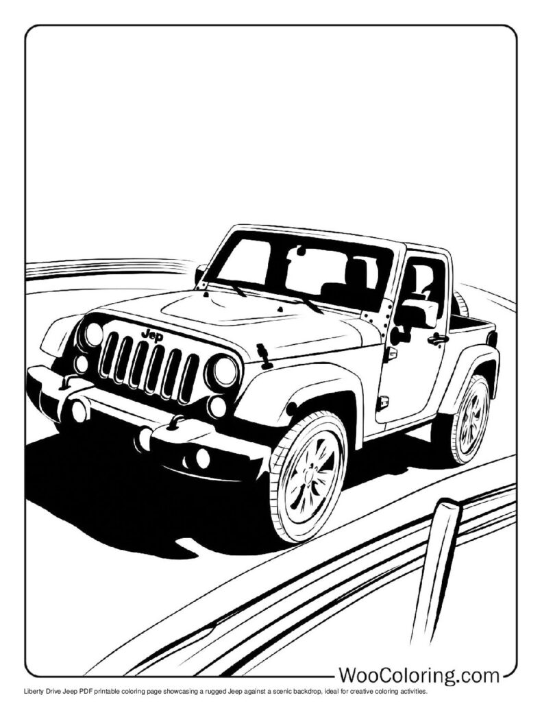 100  Jeep coloring pages  Free PDF To Print  - 9