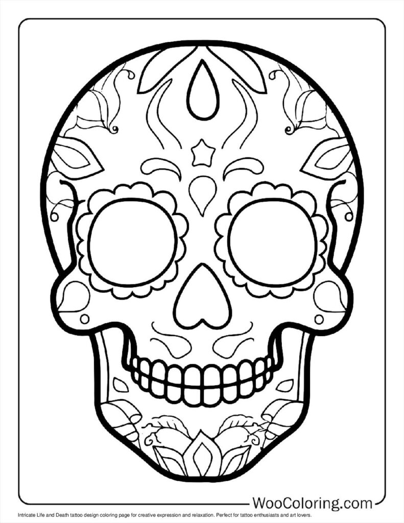 100  Tattoo coloring pages  Free PDF To Print  - 42