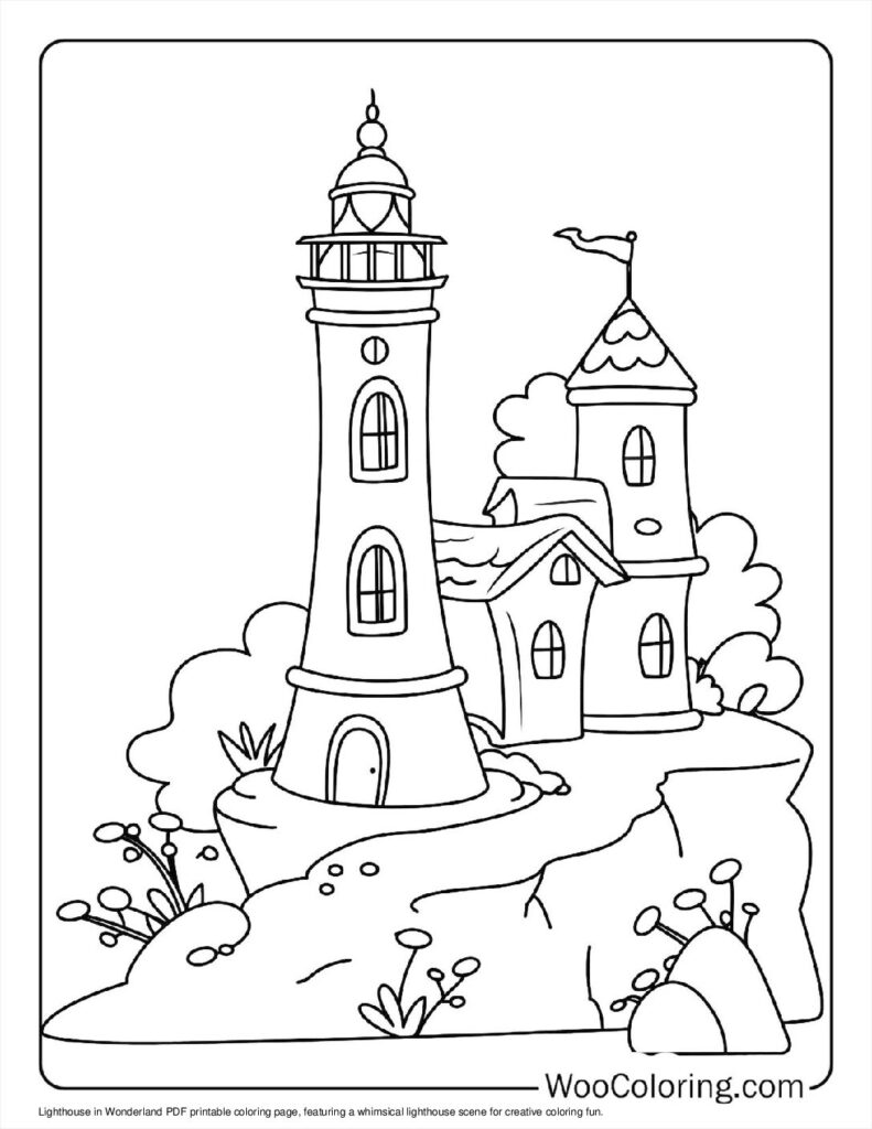 100 Lighthouse coloring pages Free PDF To Print - 24