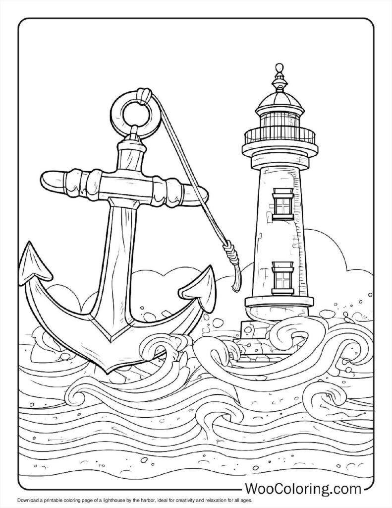 100 Lighthouse coloring pages Free PDF To Print - 48