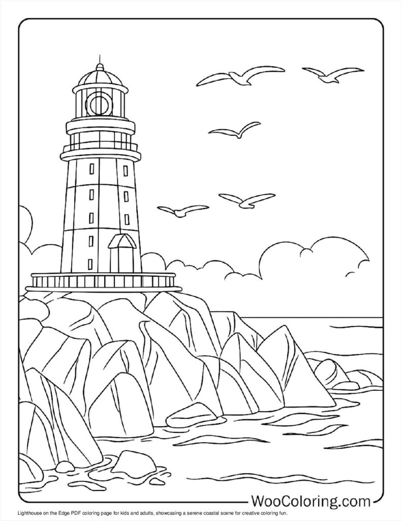 100 Lighthouse coloring pages Free PDF To Print - 28