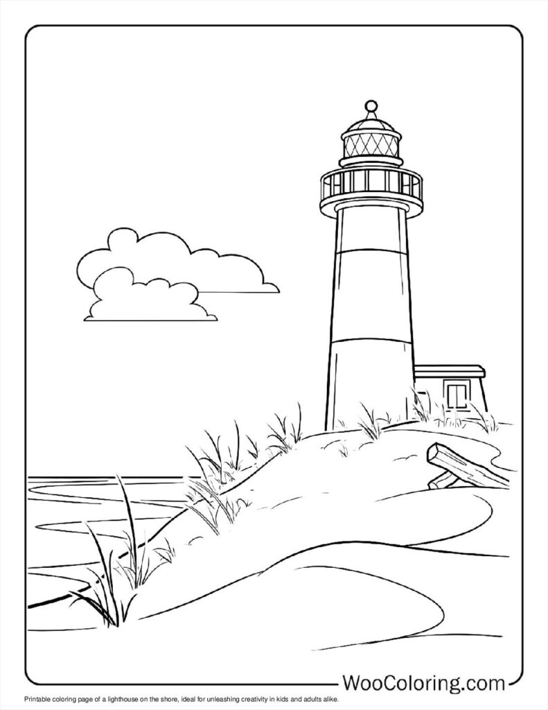 100 Lighthouse coloring pages Free PDF To Print - 89