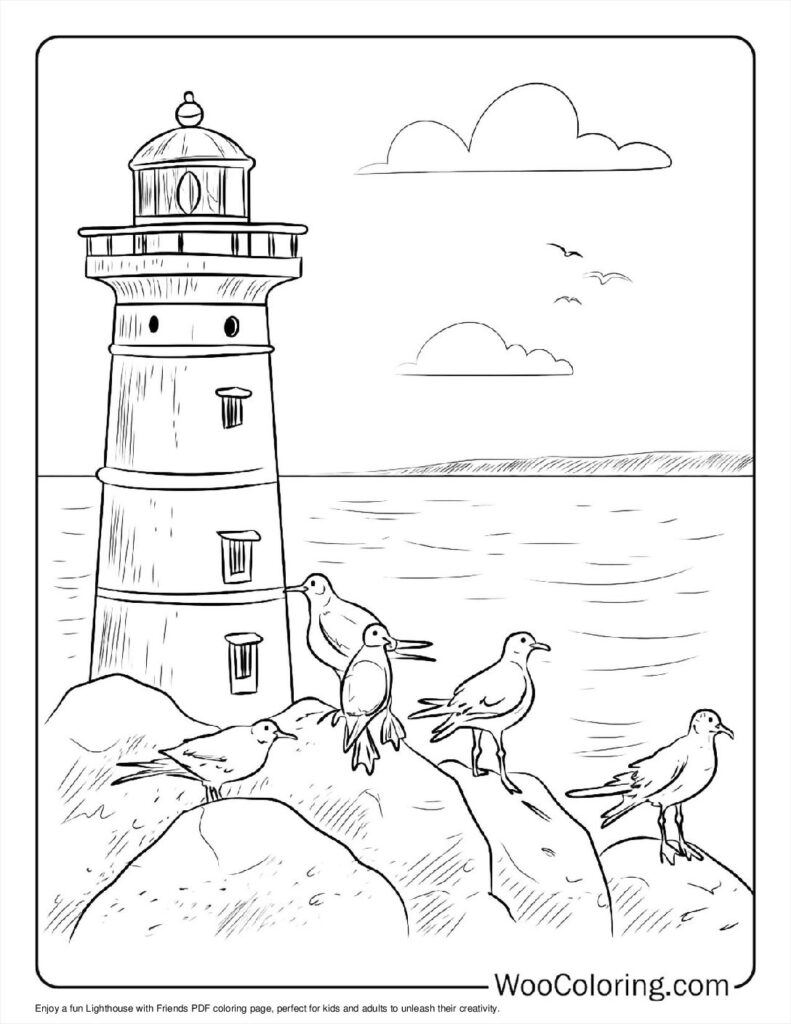 100 Lighthouse coloring pages Free PDF To Print - 33
