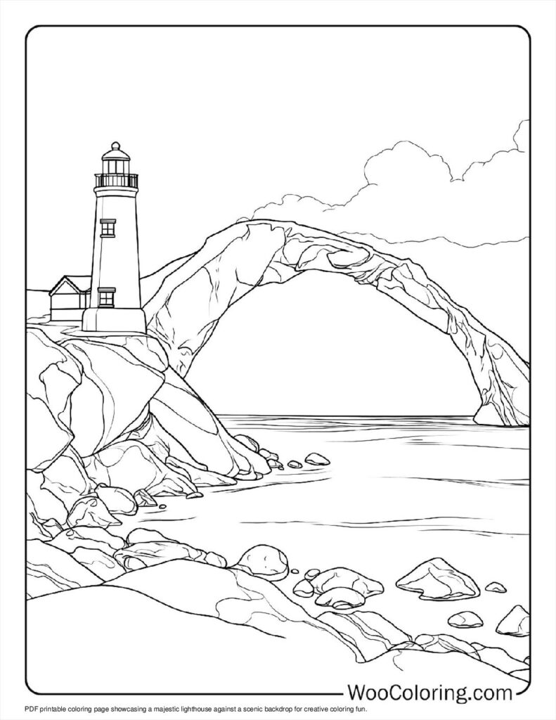 100 Lighthouse coloring pages Free PDF To Print - 34