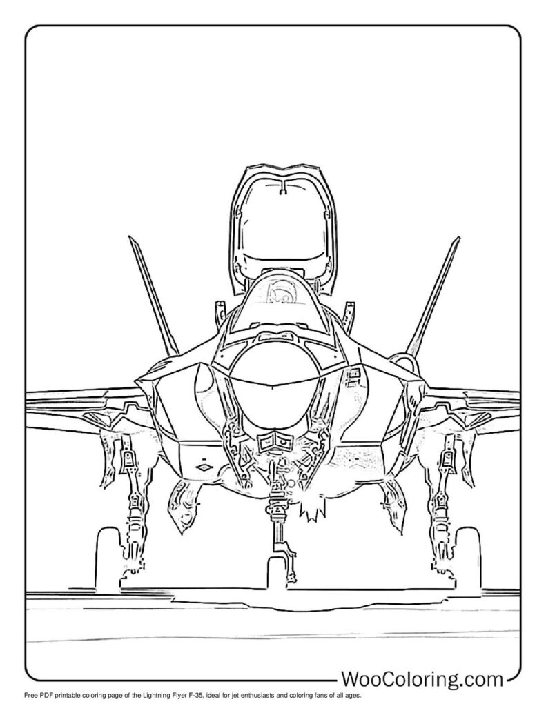 100  Jet coloring pages  Free PDF To Print  - 6