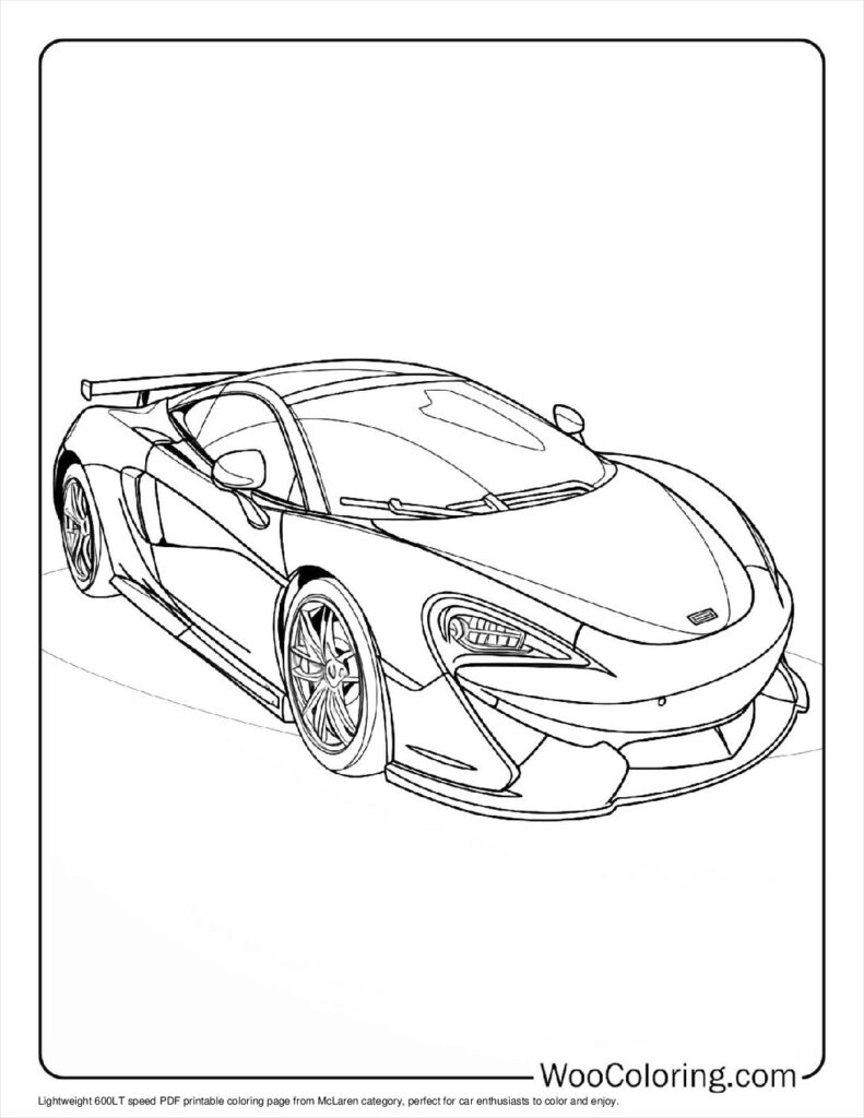 100  McLaren coloring pages  Free PDF To Print  - 19