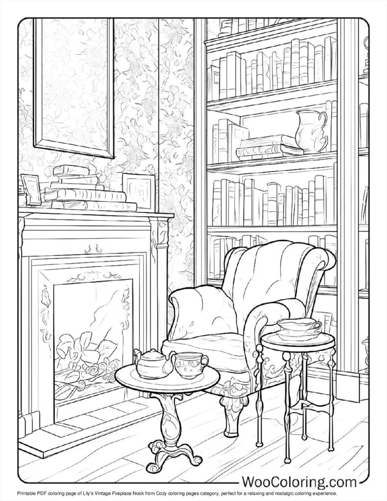 100  Cozy coloring pages  Free PDF To Print  - 9
