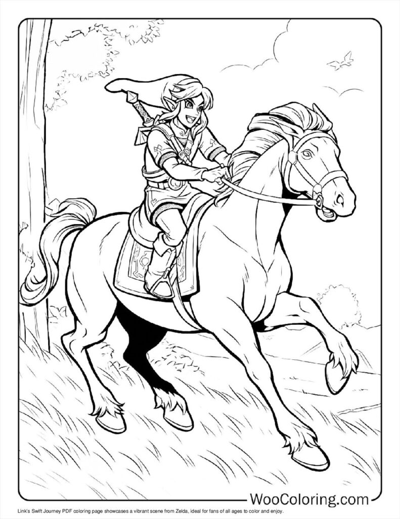 100  Zelda coloring pages  Free PDF To Print  - 91