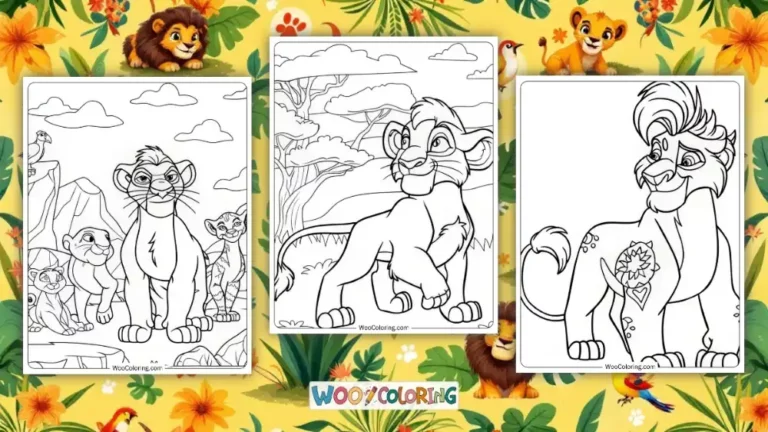 Lion Guard Coloring Pages Design Image