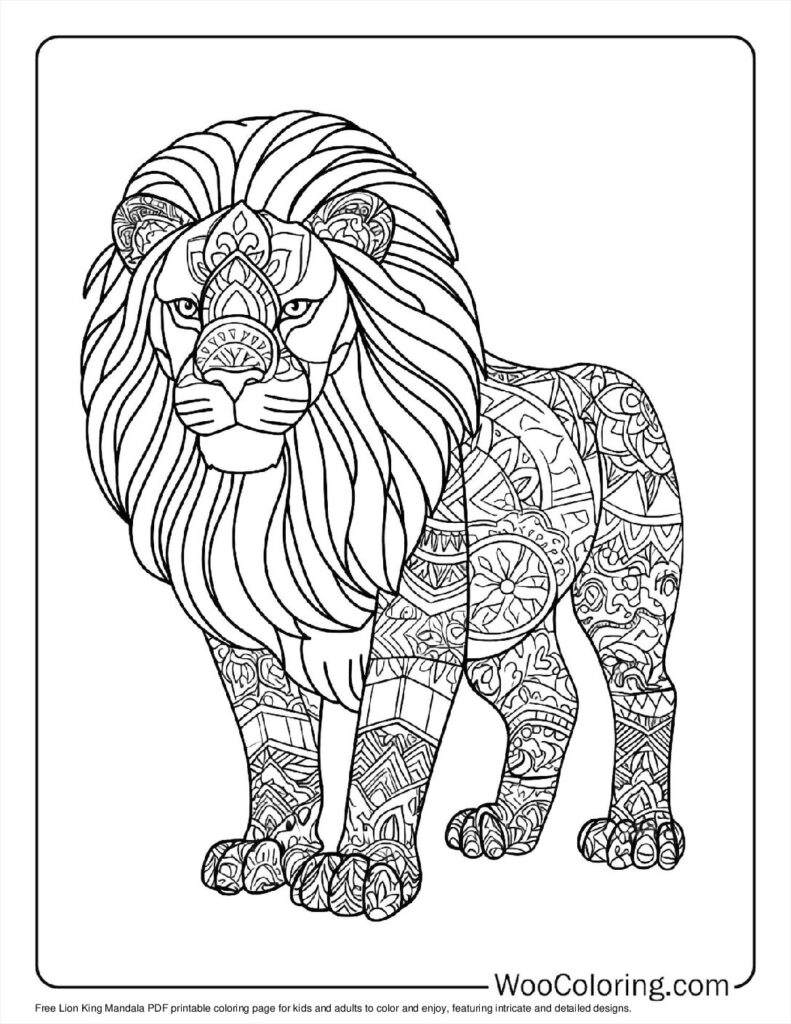 Lion King Mandala