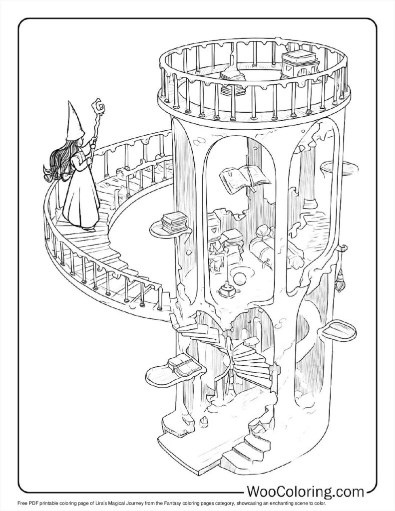 100  Fantasy coloring pages  Free PDF To Print  - 75