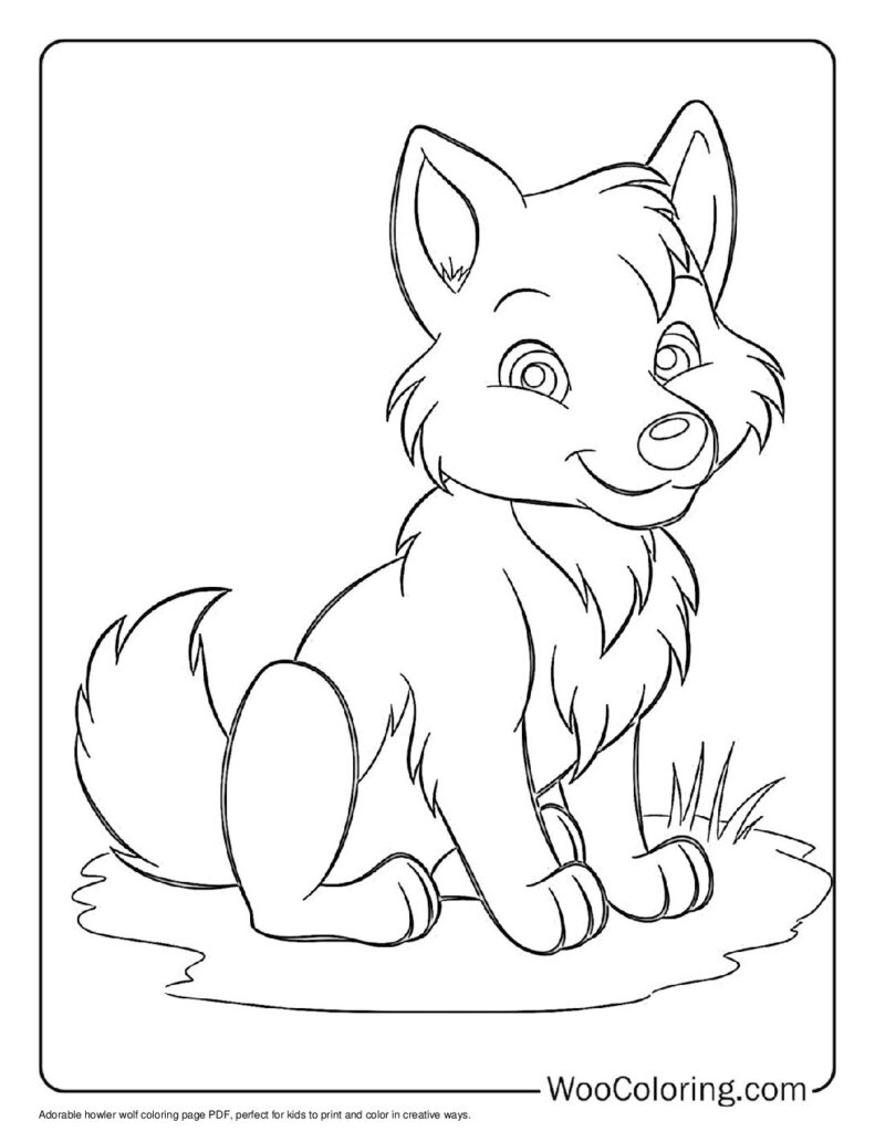 100  Wolf coloring pages  Free PDF To Print  - 77