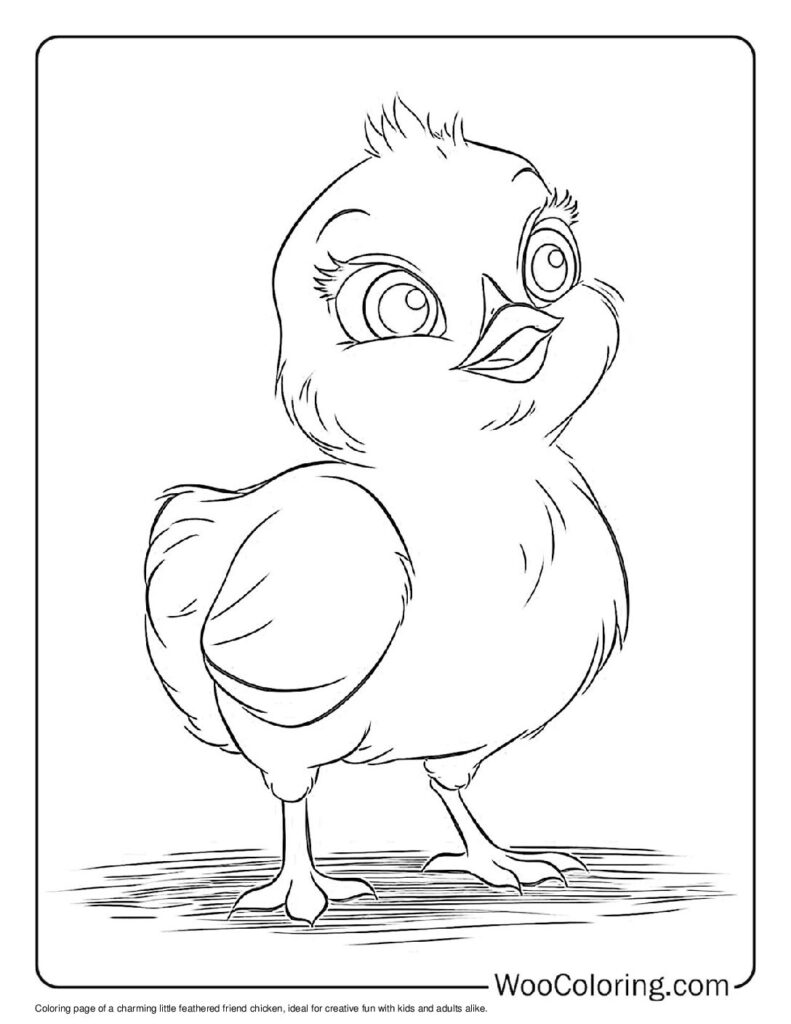 100  Chicken coloring pages  Free PDF To Print  - 44