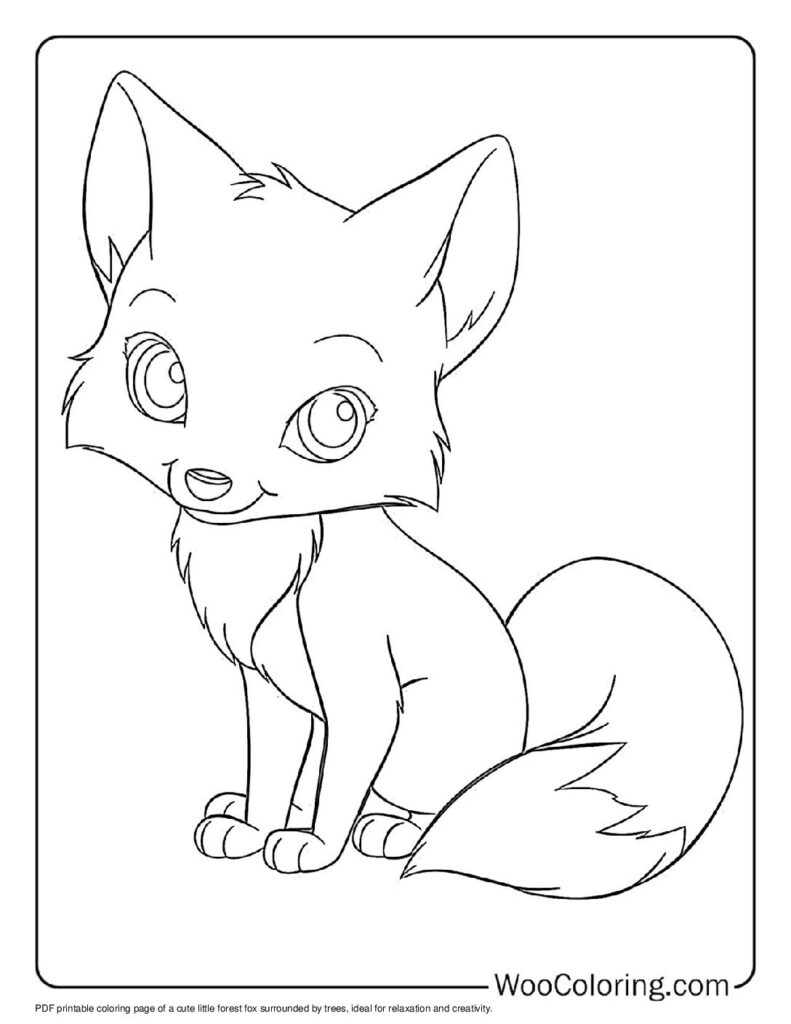 100  Fox coloring pages  Free PDF To Print  - 51
