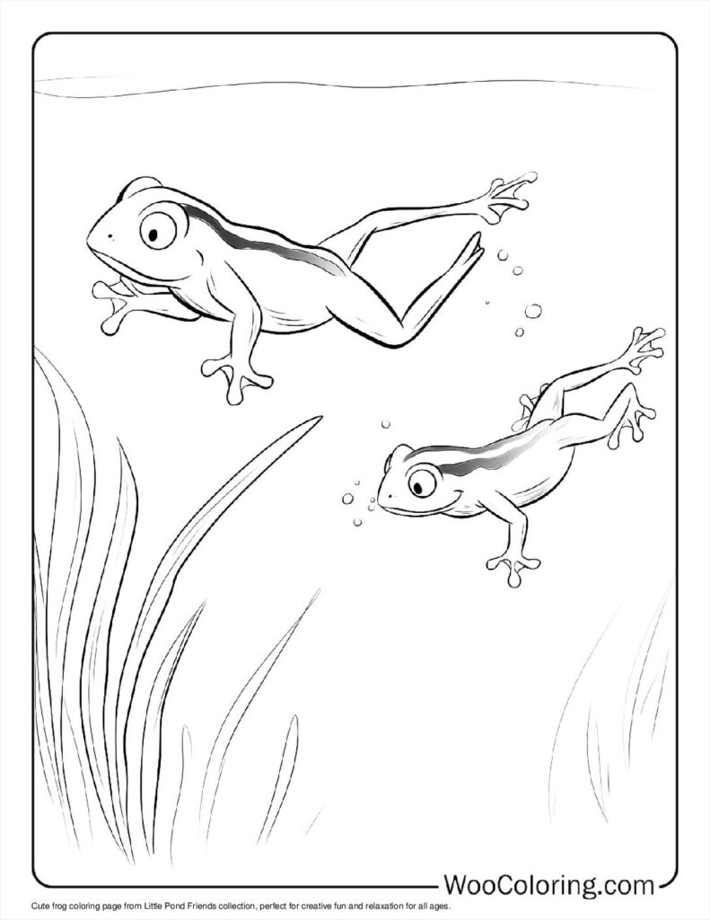 100  Frog coloring pages  Free PDF To Print  - 97