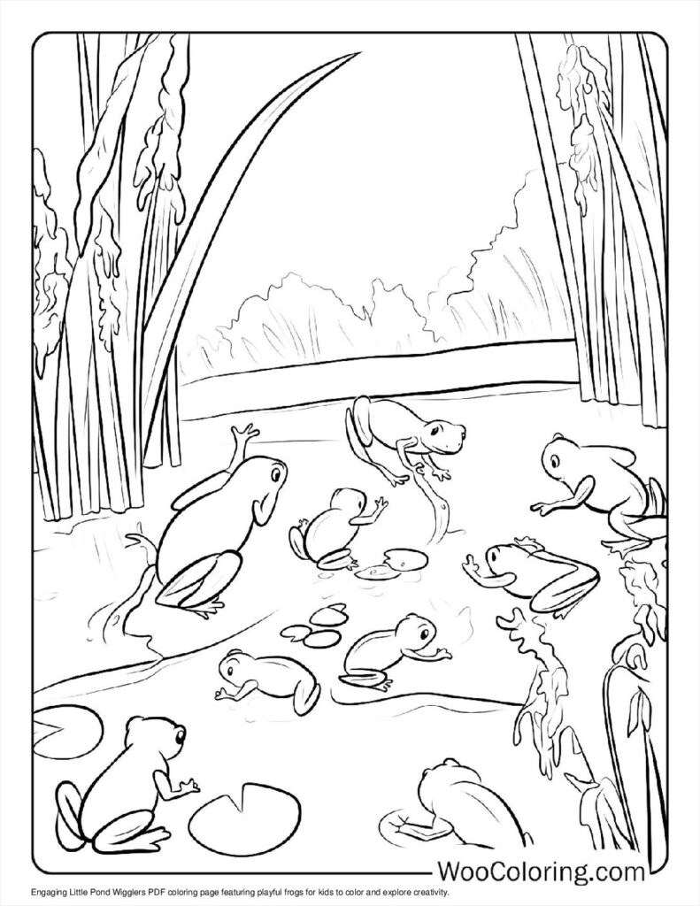 100  Frog coloring pages  Free PDF To Print  - 22