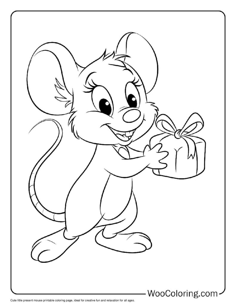 100  Mouse coloring pages  Free PDF To Print  - 39