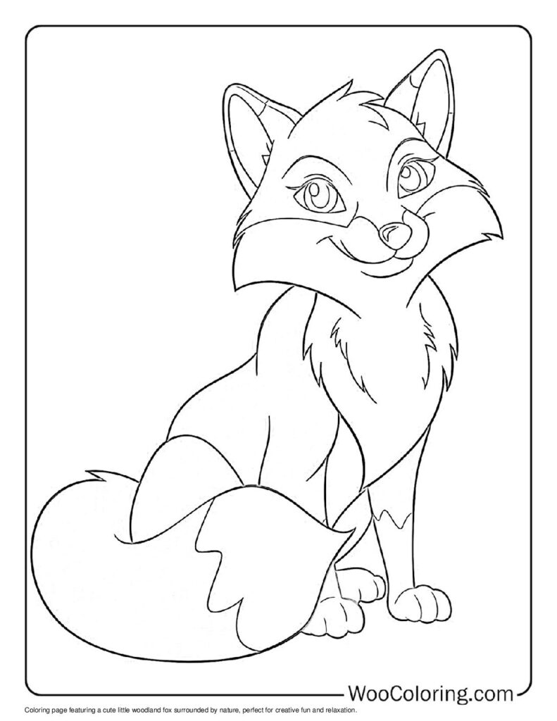 100  Fox coloring pages  Free PDF To Print  - 5